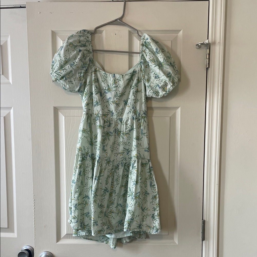 Floral Puff Sleeve Dress